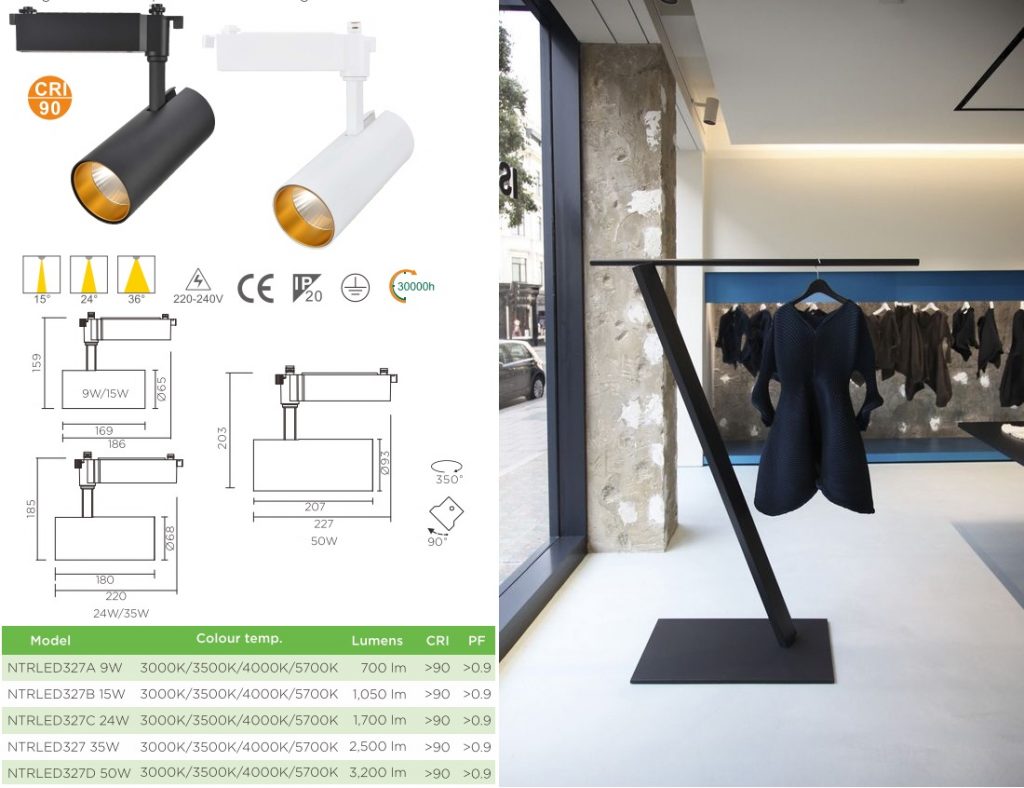 Đèn LED rọi ray NTRLED327 - NVC Lighting Vietnam