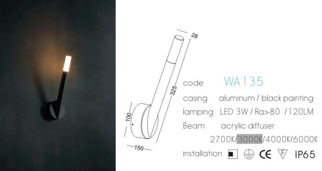 Đèn LED gắn tường WA135